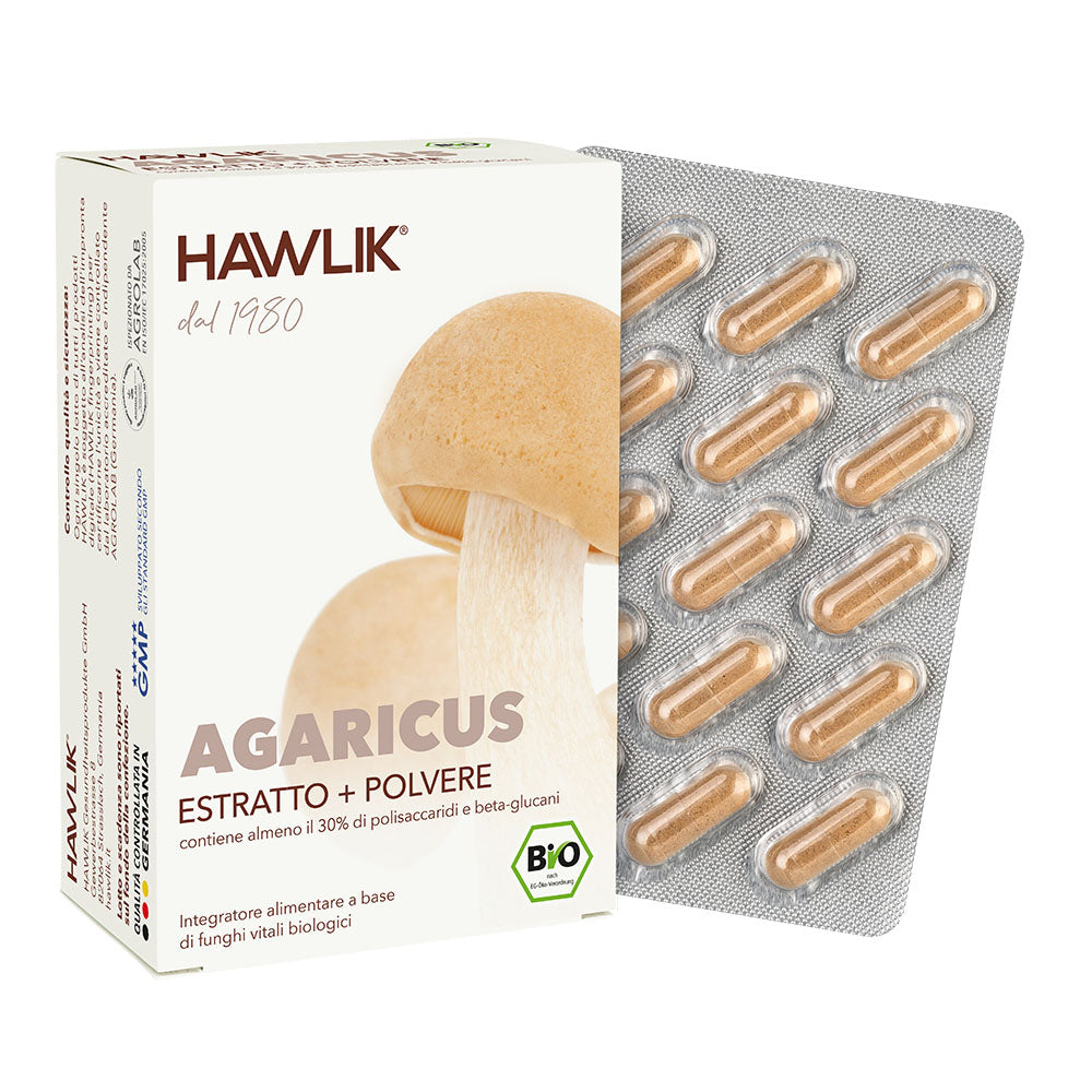 HAWLIK Agaricus biologico estratto + polvere