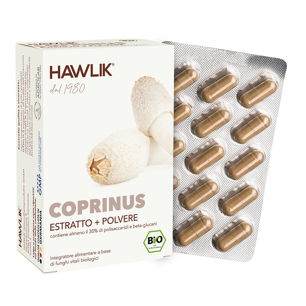 HAWLIK Coprinus biologico estratto + polvere