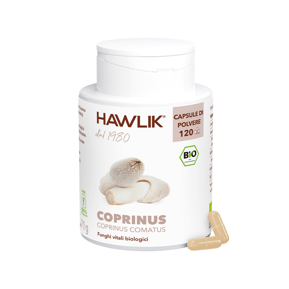 HAWLIK Coprinus biologico capsule in polvere