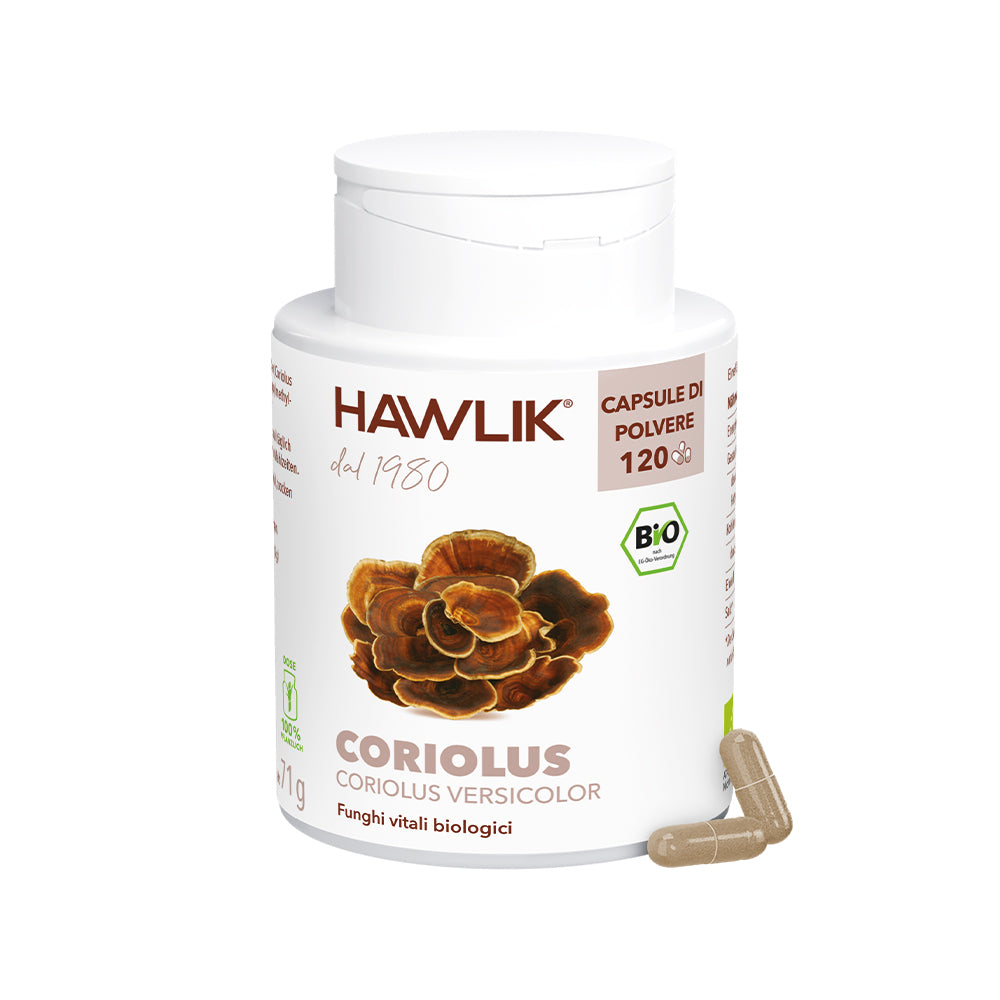 Funghimedicinali biologico coriolos capsule polvere
