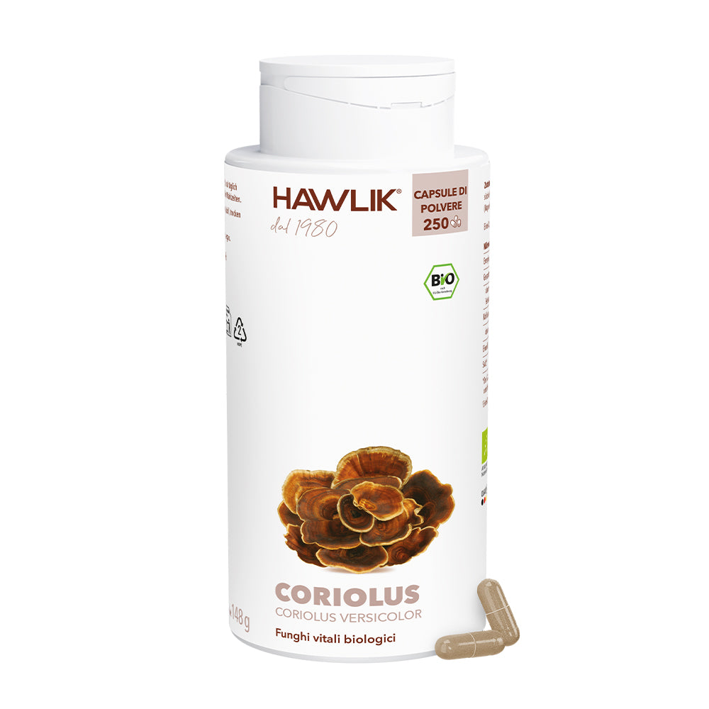Funghimedicinali biologico coriolos capsule polvere 250