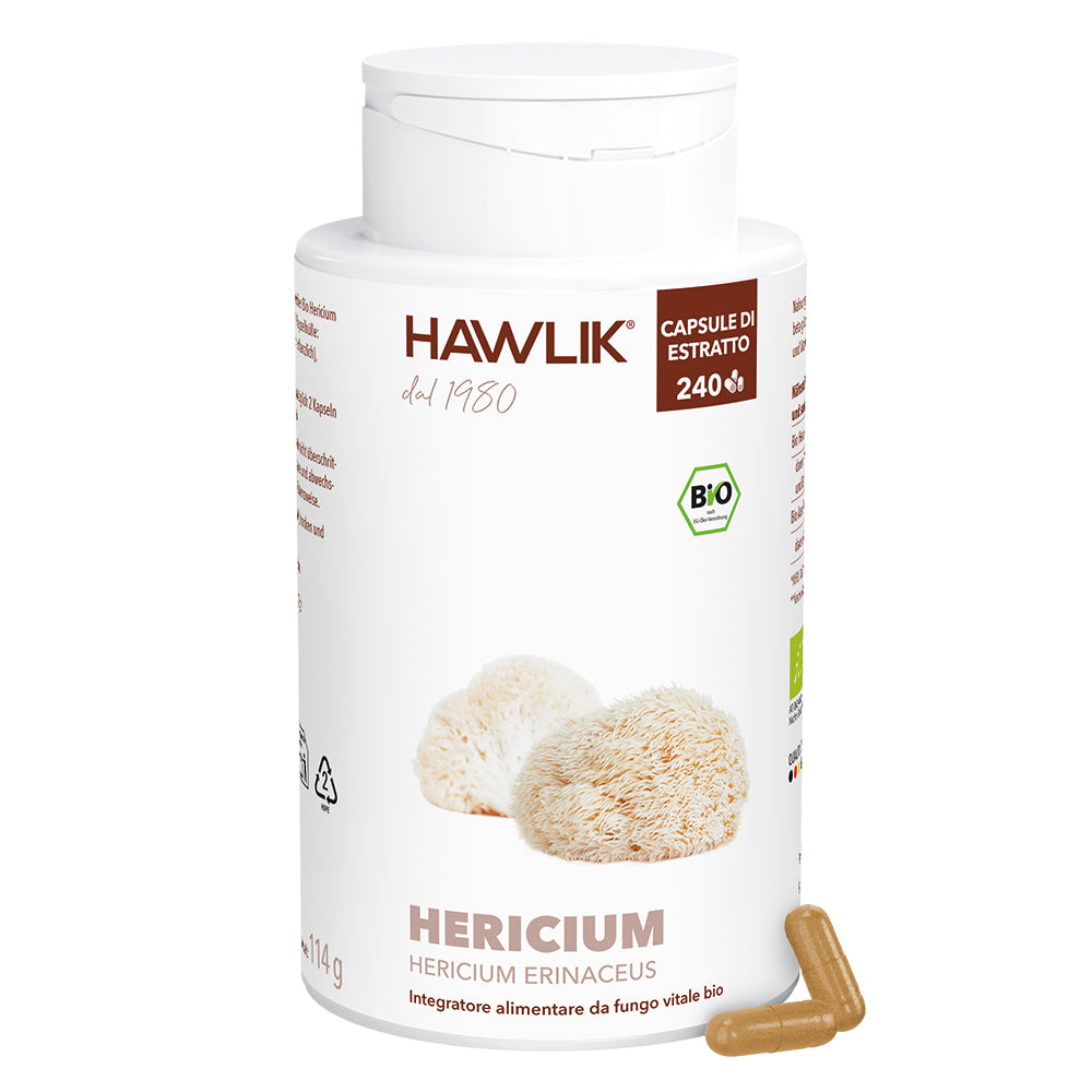HAWLIK Hericium biologico estratto in capsule