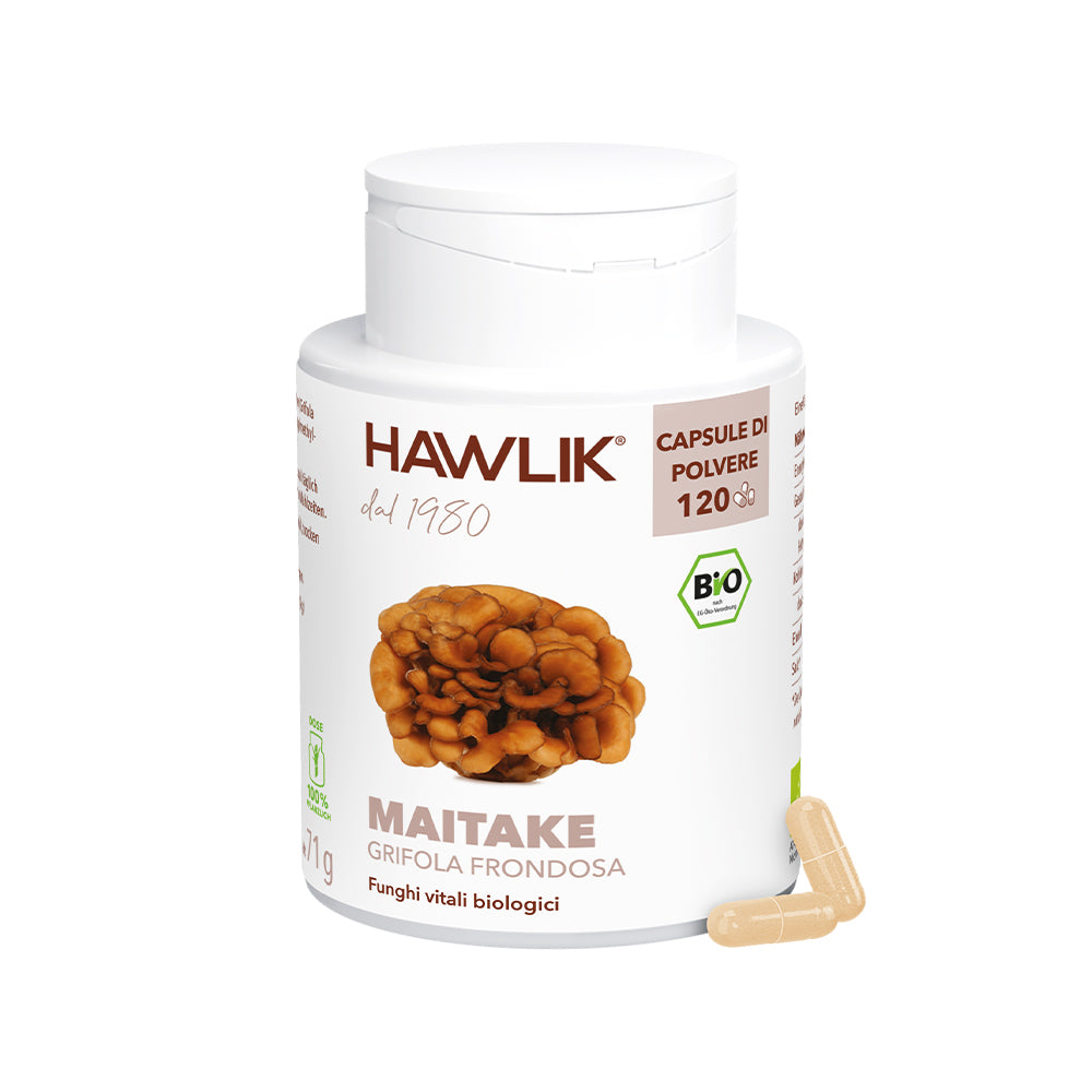 HAWLIK Maitake biologico capsule in polvere