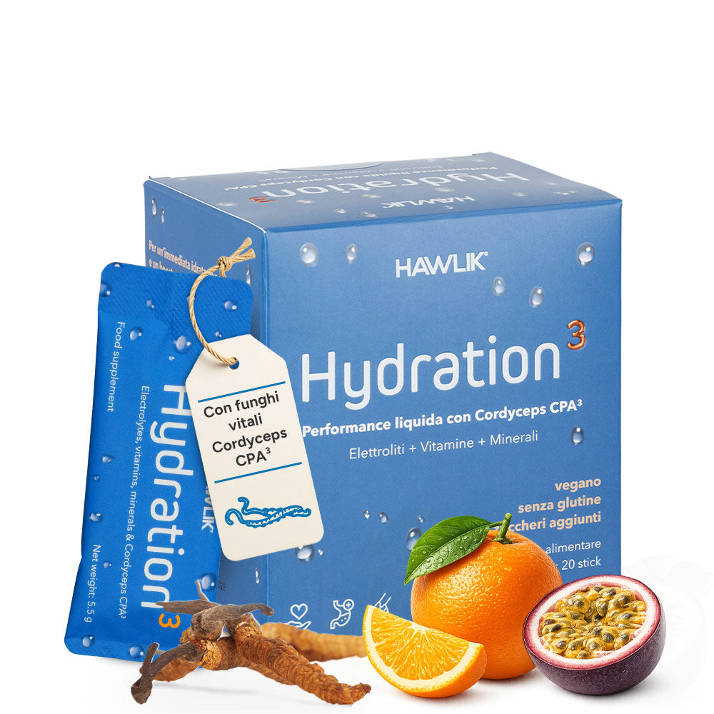 Hydration³ Bevanda elettrolitica con Cordyceps