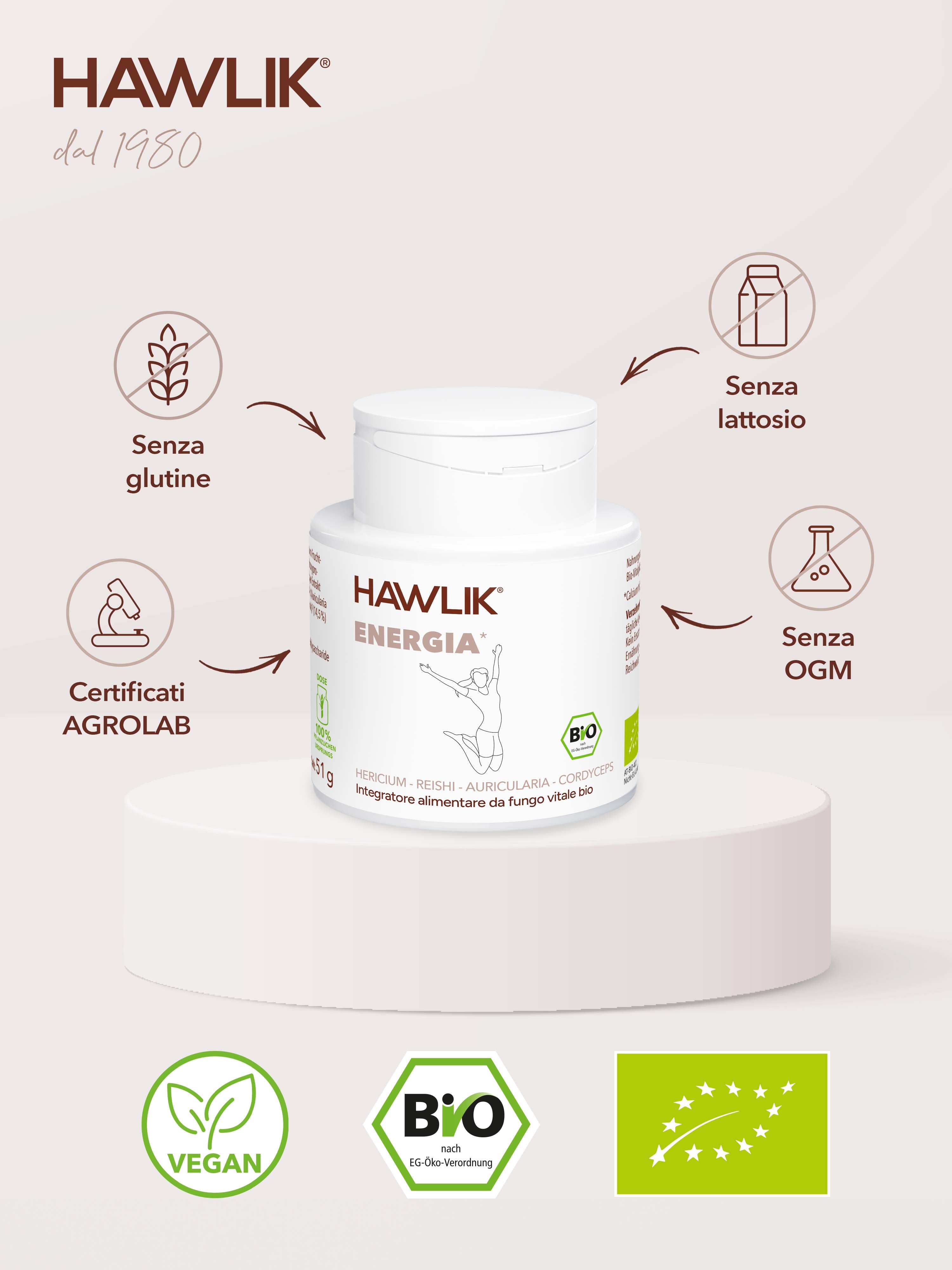 HAWLIK Energia miscele di funghi