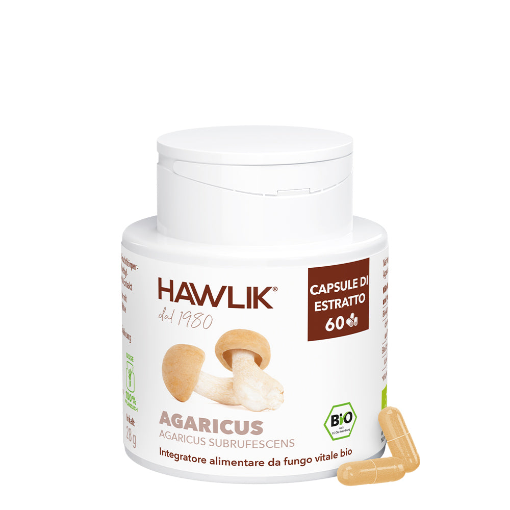 HAWLIK Agaricus biologico estratto in capsule