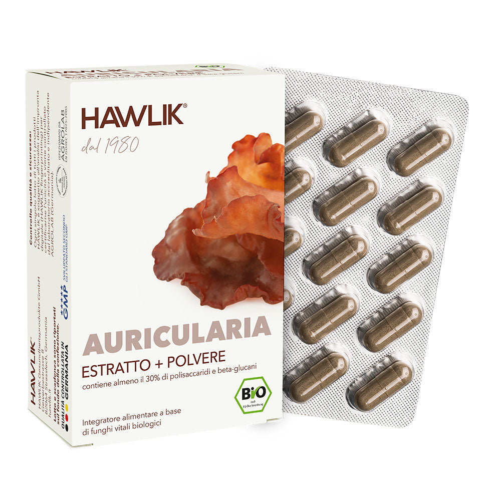 HAWLIK Auricularia biologico estratto + polvere