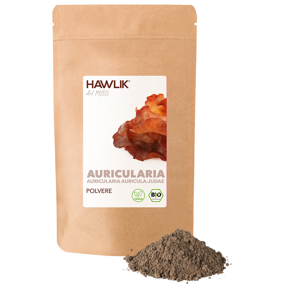 HAWLIK polvere di auricularia biologico