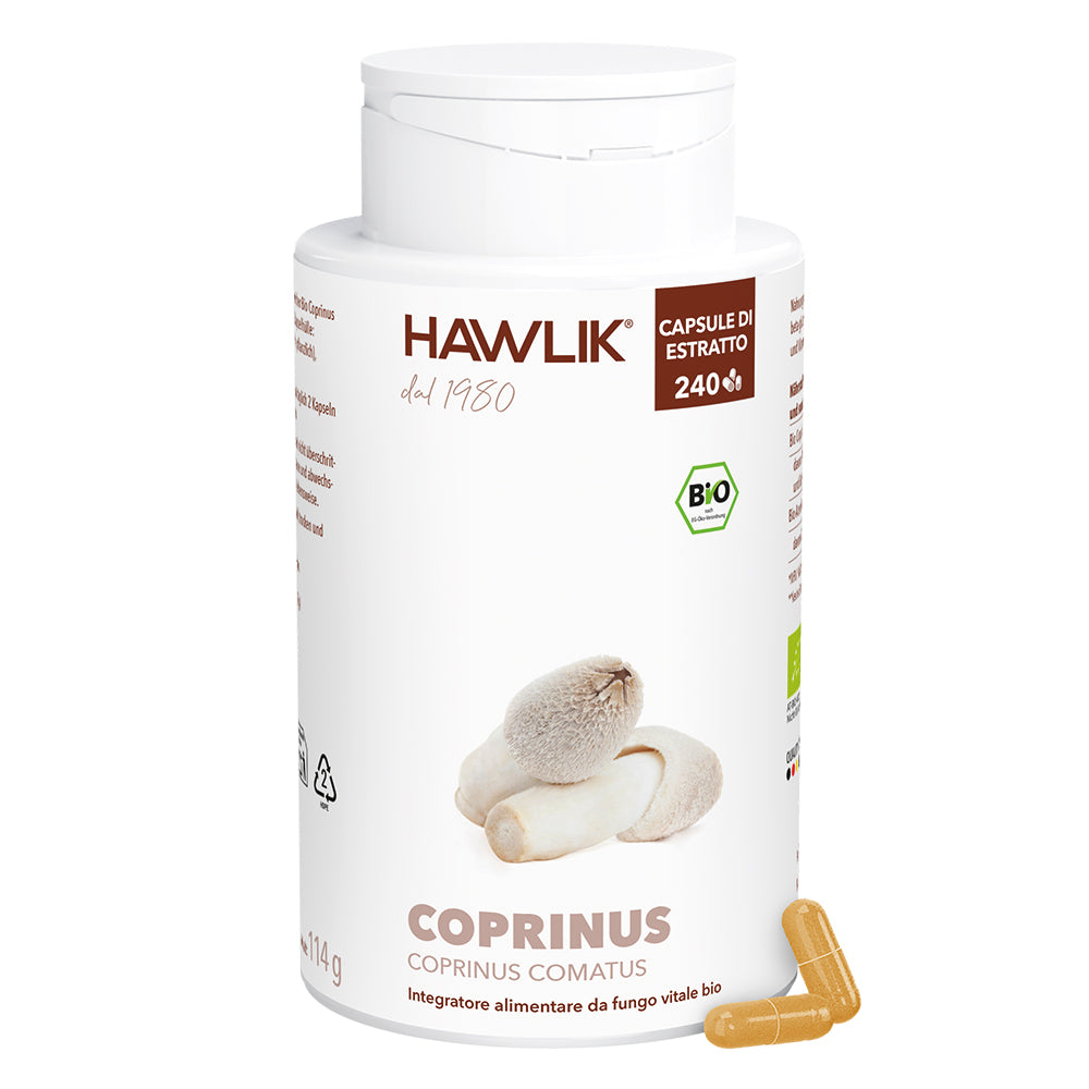 HAWLIK Coprinus biologico estratto in capsule