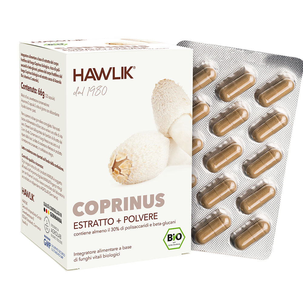 HAWLIK Coprinus biologico estratto + polvere
