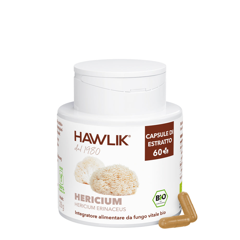 HAWLIK Hericium biologico estratto in capsule