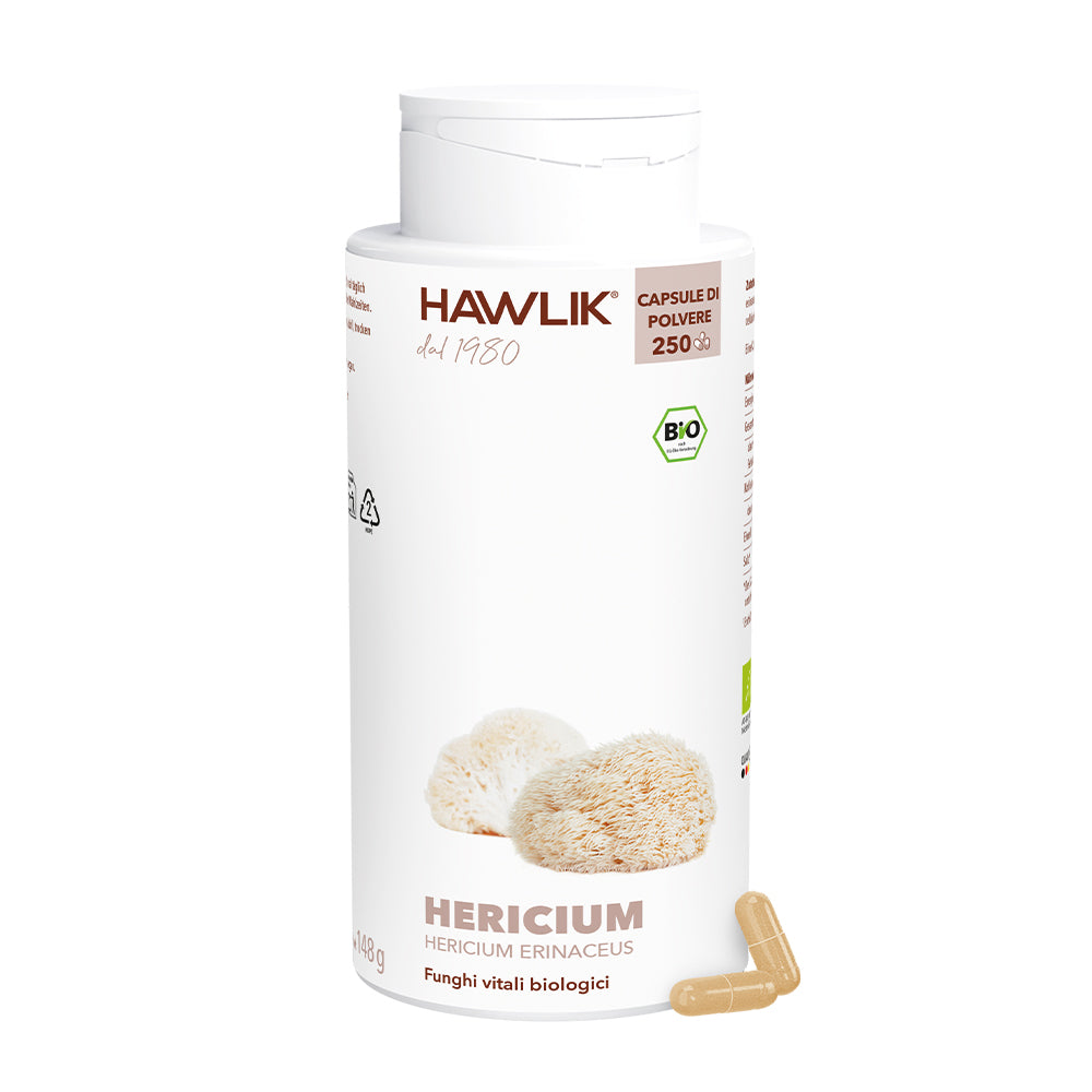 HAWLIK Hericium biologico capsule di polvere