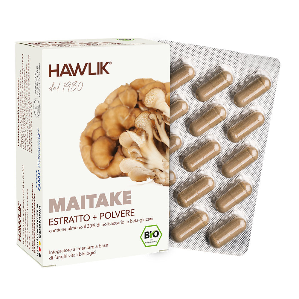 HAWLIK Maitake biologico estratto + polvere in
