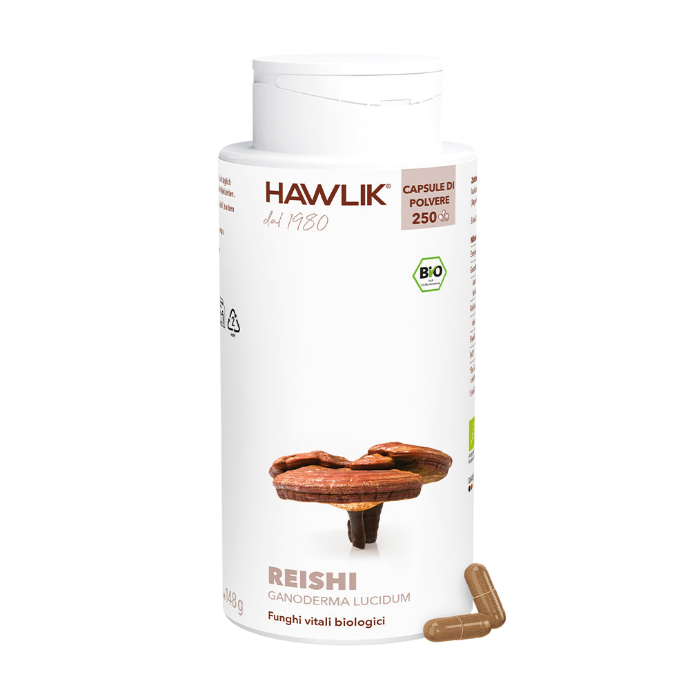 HAWLIK Reishi biologico capsule in polvere