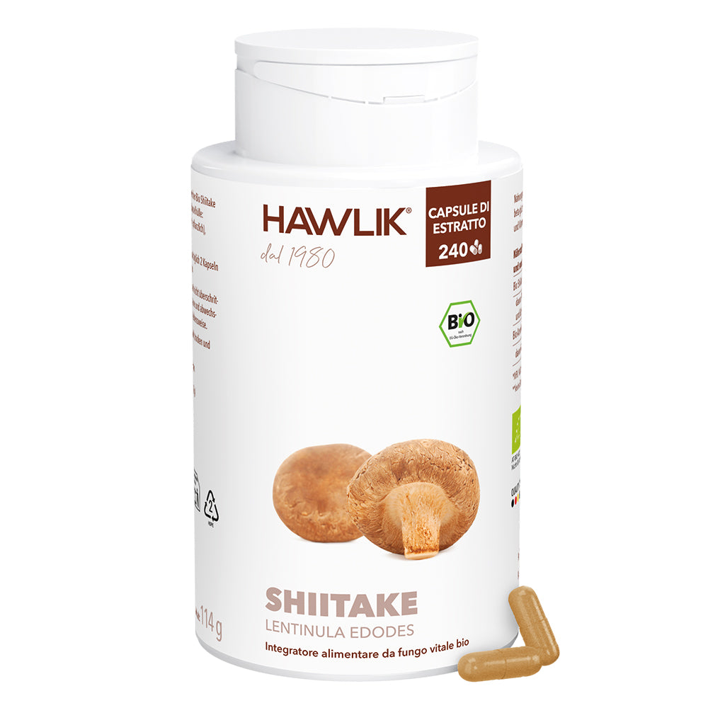 HAWLIK Shiitake biologico estratto in capsule