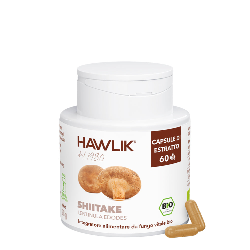 HAWLIK Shiitake biologico estratto in capsule