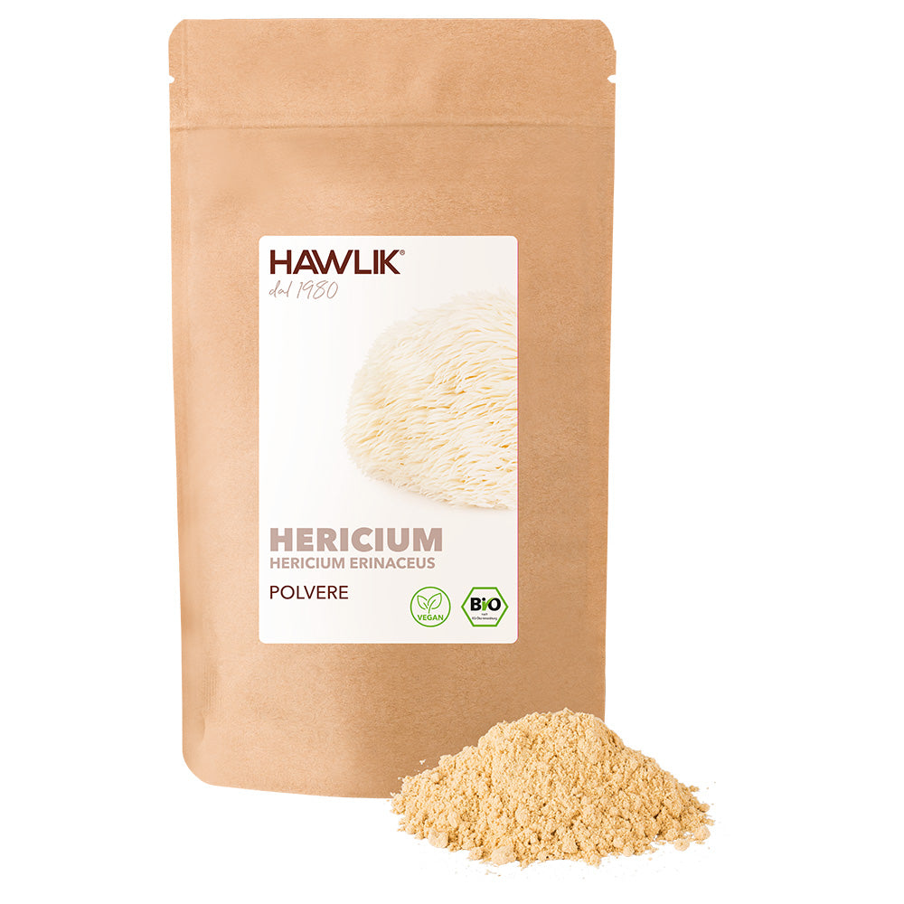 HAWLIK polvere di hericium biologico