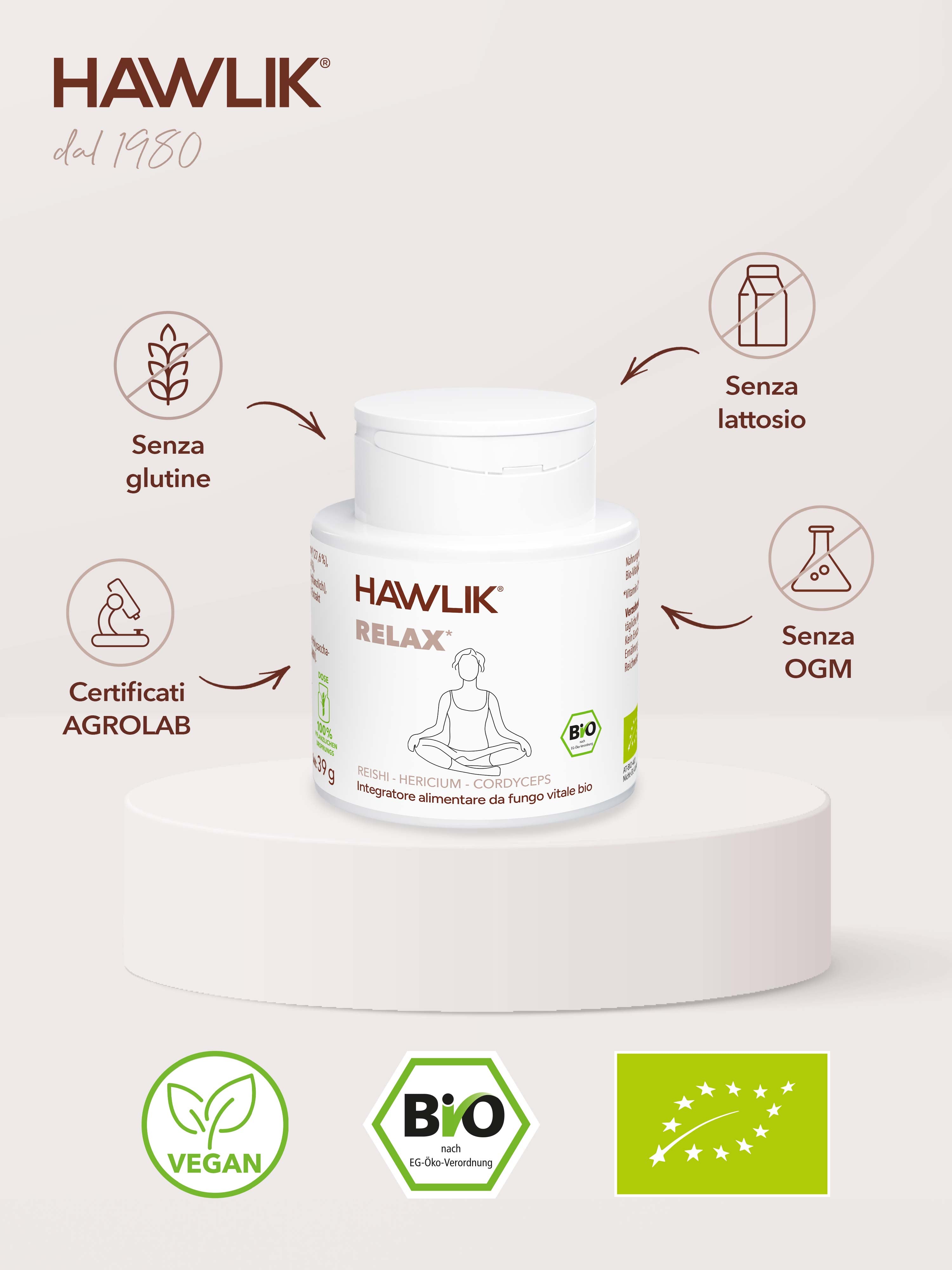 HAWLIK Relax miscela di funghi